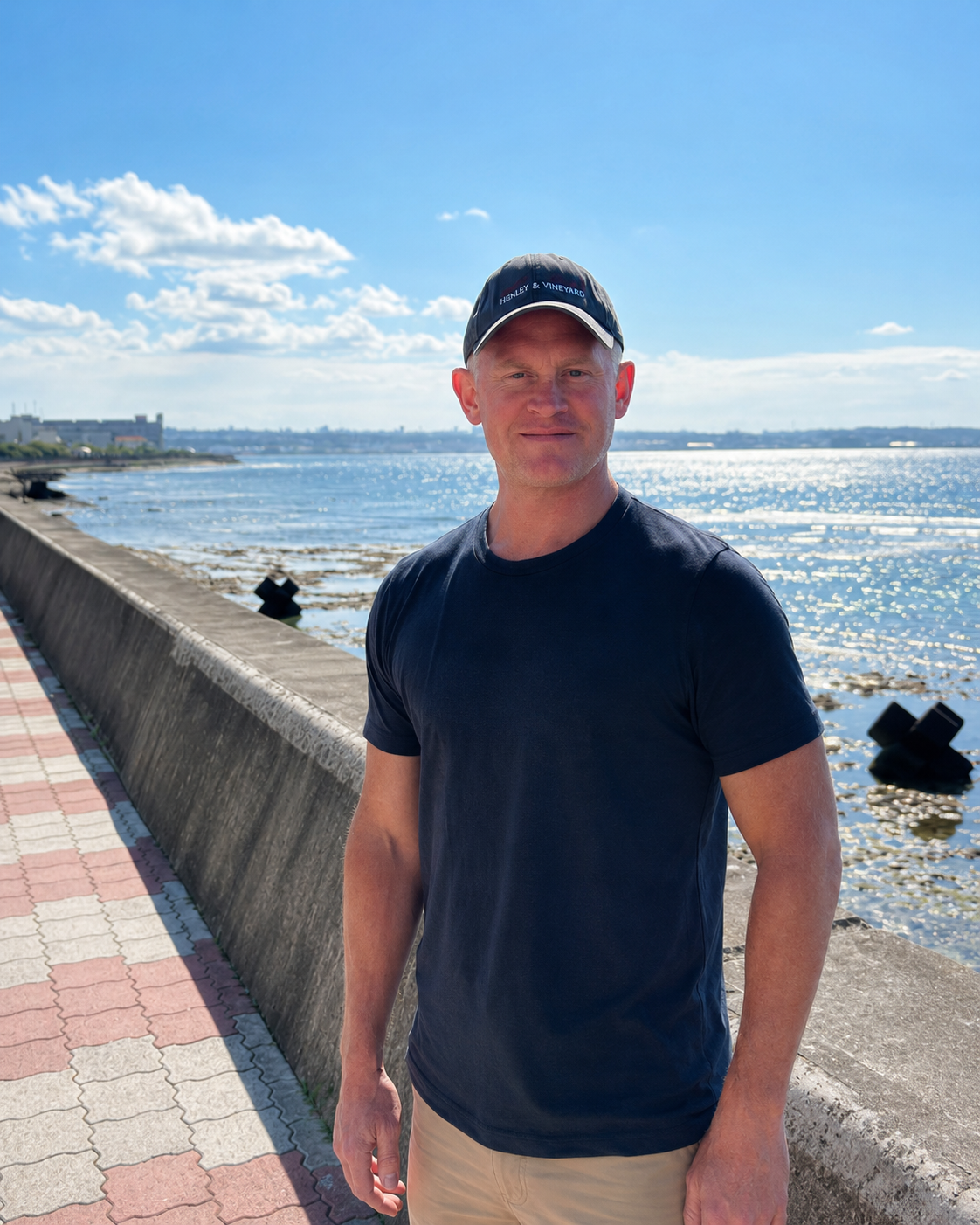 Jamie Paquin in Okinawa