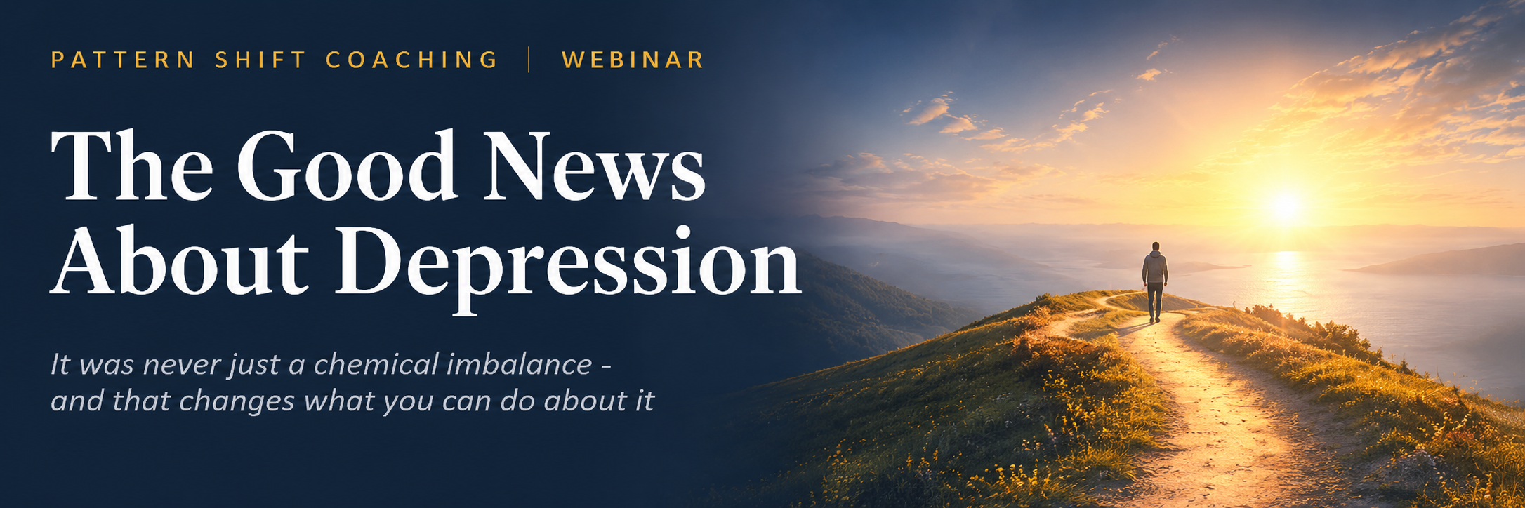 The Good News About Depression webinar banner